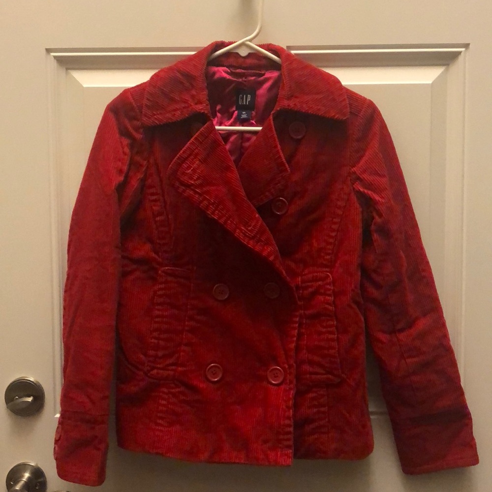 GAP Red Corduroy Jacket